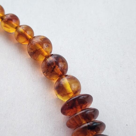 Jay King Mine Finds Amber Sterling Silver 925 Turquoise Necklace New 18" - Picture 7 of 8